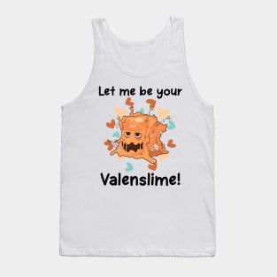 Let Me Be Your Valenslime Roleplaying RPG Geek Couple Gift Tank Top